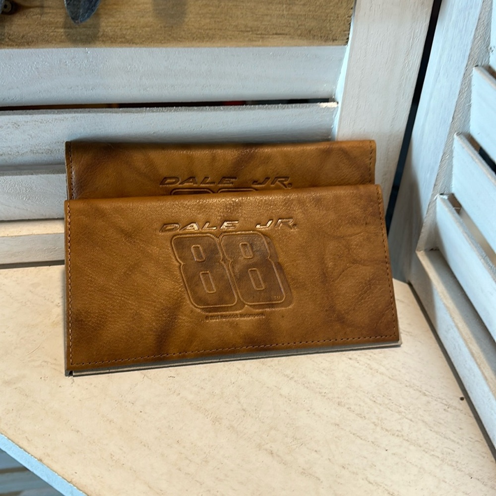 Genuine Leather Dale Jr. 88 Wallets Checkbook Card Holders
